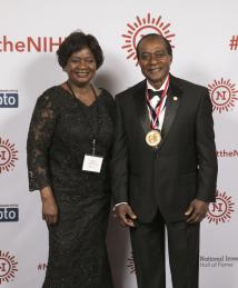 Victor B. Lawrence and wife Penny Lawrence at the National Inventors Hall of Fame Induction Ceremony