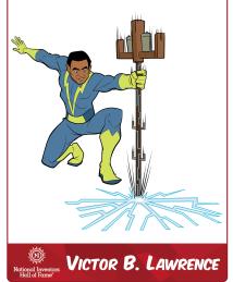Victor B. Lawrence as a superhero