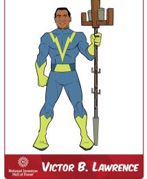 Victor B. Lawrence as a superhero
