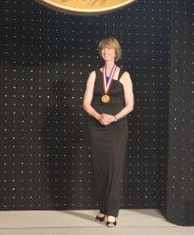 Kristina M. Johnson at the National Inventors Hall of Fame Induction Ceremony