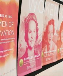Marion Donovan display at the National Inventors Hall of Fame Museum