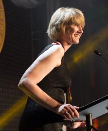 Kristina M. Johnson at the National Inventors Hall of Fame Induction Ceremony