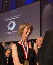 Kristina M. Johnson at the National Inventors Hall of Fame Illumination Ceremony