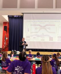 Barney Graham visiting Camp Invention