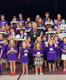 Eric R. Fossum visiting Camp Invention
