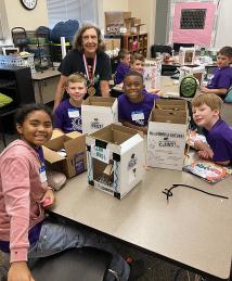 Frances Ligler visiting Camp Invention