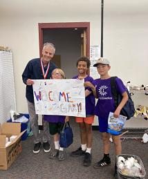 Gary D. Sharp visiting Camp Invention