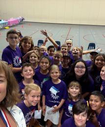 Jacqueline Quinn visiting Camp Invention