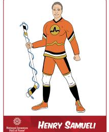 Henry Samueli superhero standing