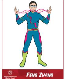 Feng Zhang superhero in action