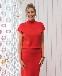 Sara Blakely at the National Inventors Hall of Fame Illumination Ceremony