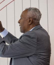Gebisa Ejeta at the National Inventors Hall of Fame Illumination Ceremony