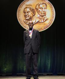 Gebisa Ejeta at the National Inventors Hall of Fame Induction Ceremony