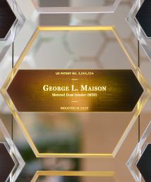 George Maison display at the National Inventors Hall of Fame Illumination Ceremony
