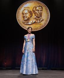 Teresa Meng at the National Inventors Hall of Fame Induction Ceremony