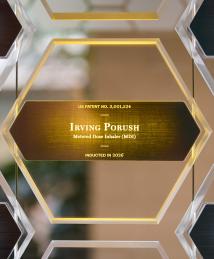 Irving Porush display at the National Inventors Hall of Fame Illumination Ceremony