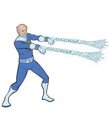 Arthur Fry as a superhero