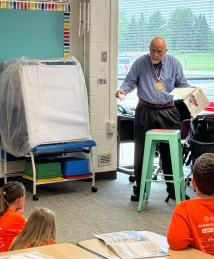 Arthur Fry visiting Camp Invention