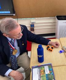 Barney Graham visiting Camp Invention