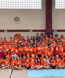 Frances Ligler visiting Camp Invention