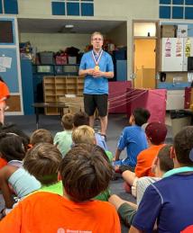 Peter Wurman visiting Camp Invention