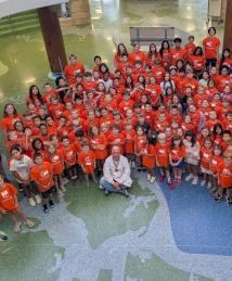 Robert Bryant visiting Camp Invention