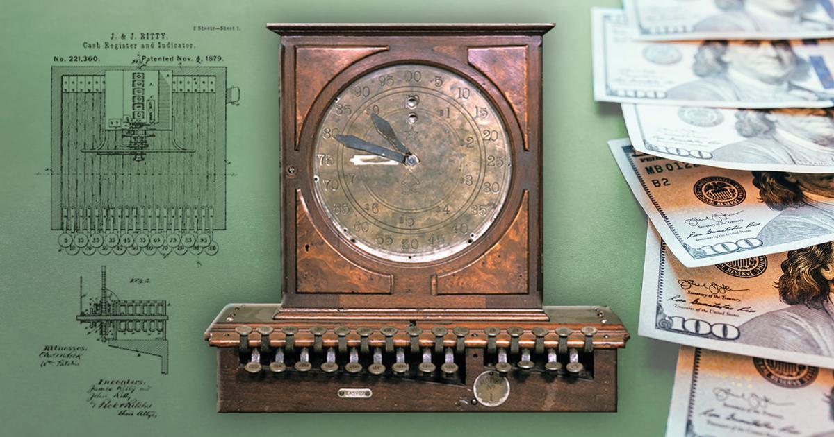 1st cash register sales